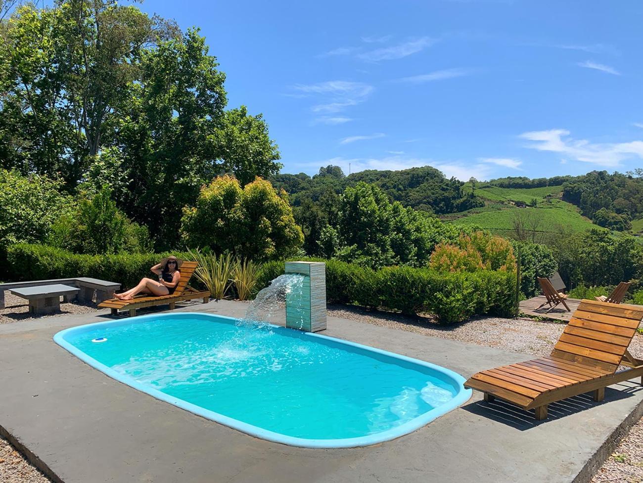 Casa Na Arvore Com Hidro, Piscina, Trilha, Cavalo Bento Goncalves Exterior photo